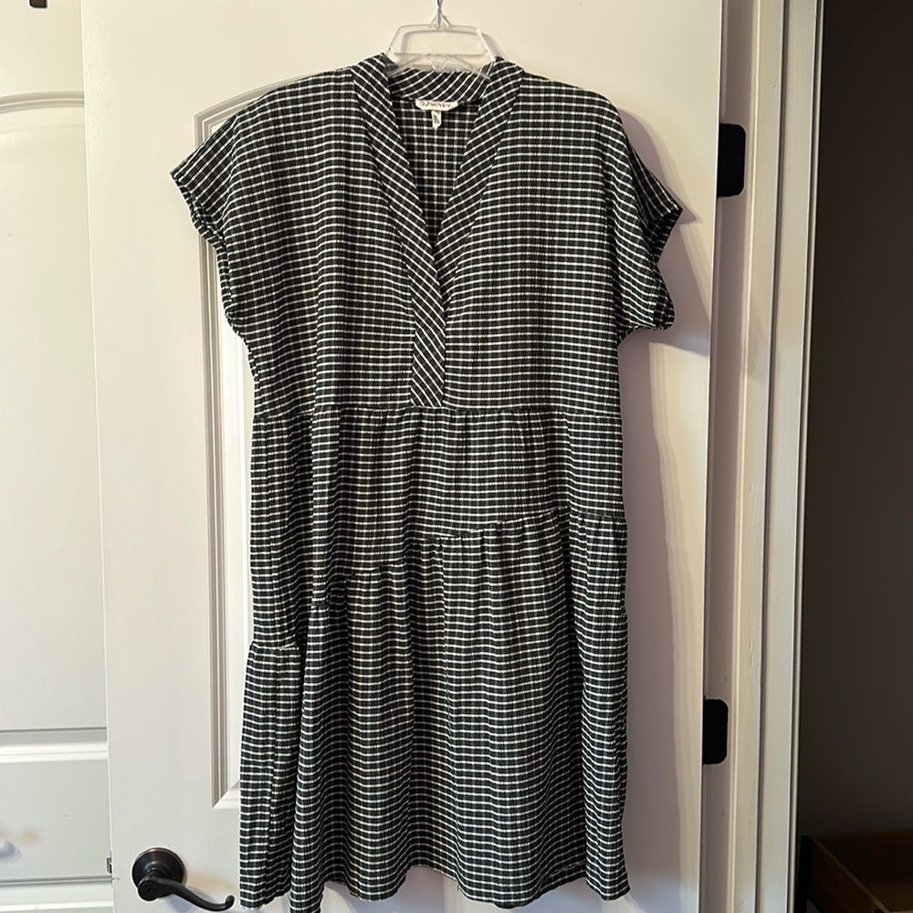 Black and White stripe dress